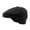 Black, variant on Fgnfyis Men's Fall and Winter Ear Warm Tongue Cap British Retro Beret Forward Cap Berets Hat for Men Navy M