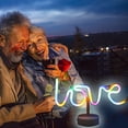 thumbnail image 1 of Multicolor Valentine's Day LED Shape Light USB/Battery Powered Decorative Lamp, Heart Themed Neon Sign for Room & Party Decorations, 1 of 6