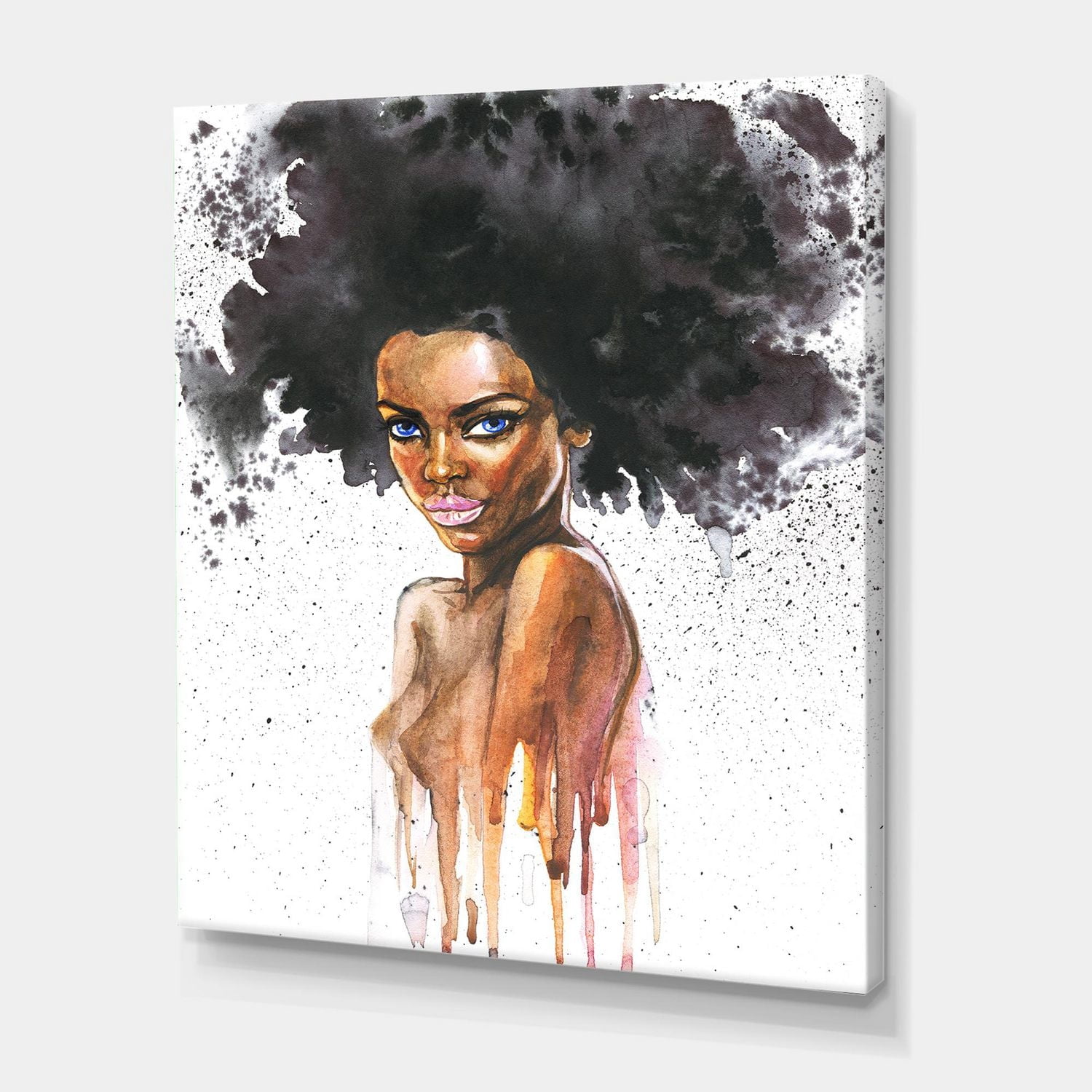 Designart Portrait de femme afro-américaine VII Art mural sur toile