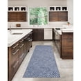 thumbnail image 4 of Fuller 2' x 8' Washable Runner, Grey and Ivory, 4 of 6