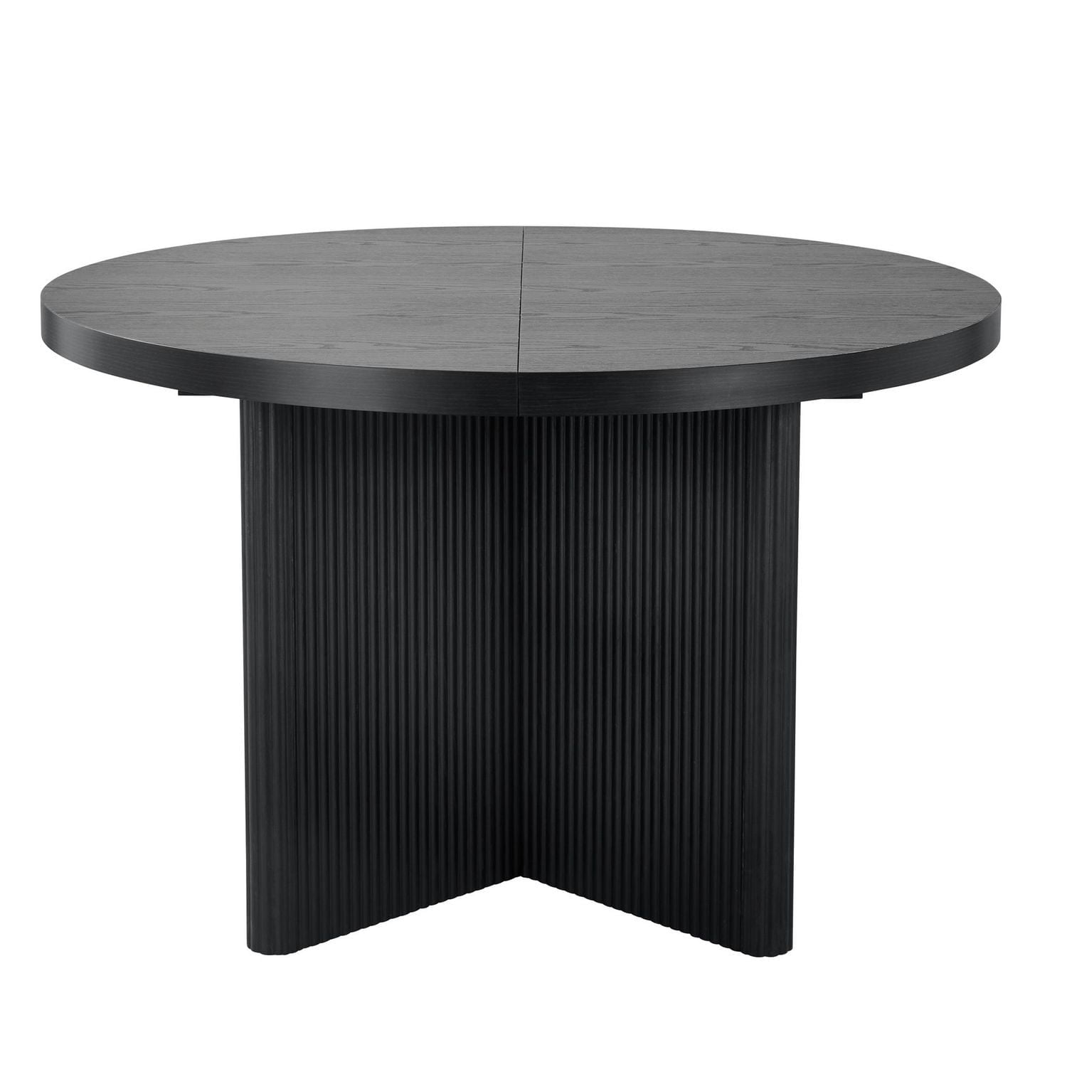 Better Homes & Gardens Lillian Fluted Round Expandable Dining Table
