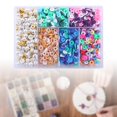 thumbnail image 2 of simhoa Clay Beads Flat Round Spacer Beads Kit DIY Jewelry Making Supplies Multicolor, 2 of 8