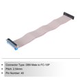 thumbnail image 3 of Unique Bargains 40Pin Flat Ribbon Cable Grey DB37 Male to FC-40P 2.54mm Pitch 30cm Length DB Serial Port Cable with 2 Screws, 3 of 5