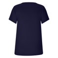 thumbnail image 4 of Timegard Tops for Women Summer Crew Neck Short Sleeve Solid Color Blouse Casual Tops Basic Tee Shirts, 4 of 6