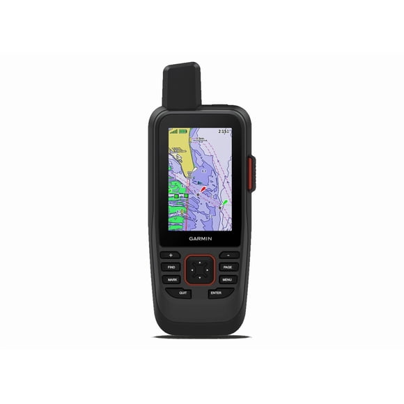 Garmin GPS Navigation System 010-02236-02 GPSMAP 86sci; Route Guidance For Marine; Preloaded US Bluechart G3 Coastal Charts And inReach Capabilities; Handheld With 3 Inch LCD Display; TFT Color
