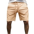 thumbnail image 1 of Birdeem Pantalon Homme Ample Droit Plage Moyen Confortable Pantalon Sport Décontracté Cinq Points, 1 of 6