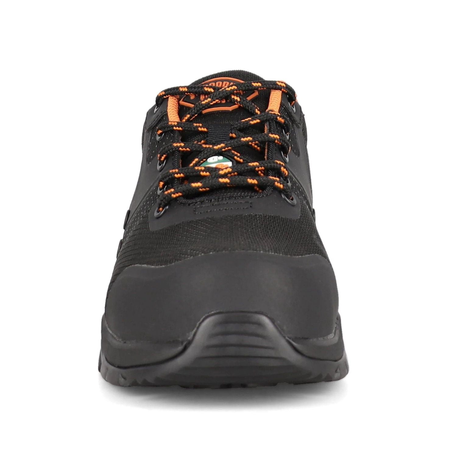 JB Goodhue Workforce 1 16102 Men's Safety Work Shoes, Black/Orange, Triple Wide