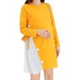 thumbnail image 2 of LSLJS Robe d'Été Patchwork Ample et Surdimensionnée pour Femmes Enceintes, Robe de Maternité pour Femmes Enceintes, 2 of 4
