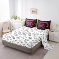 thumbnail image 3 of Erosebridal Gradient Gamepad Bed in a Bag Twin size, Abstract Geometric Bed Set, Gaming Room Decor, Reversible, 3 of 5