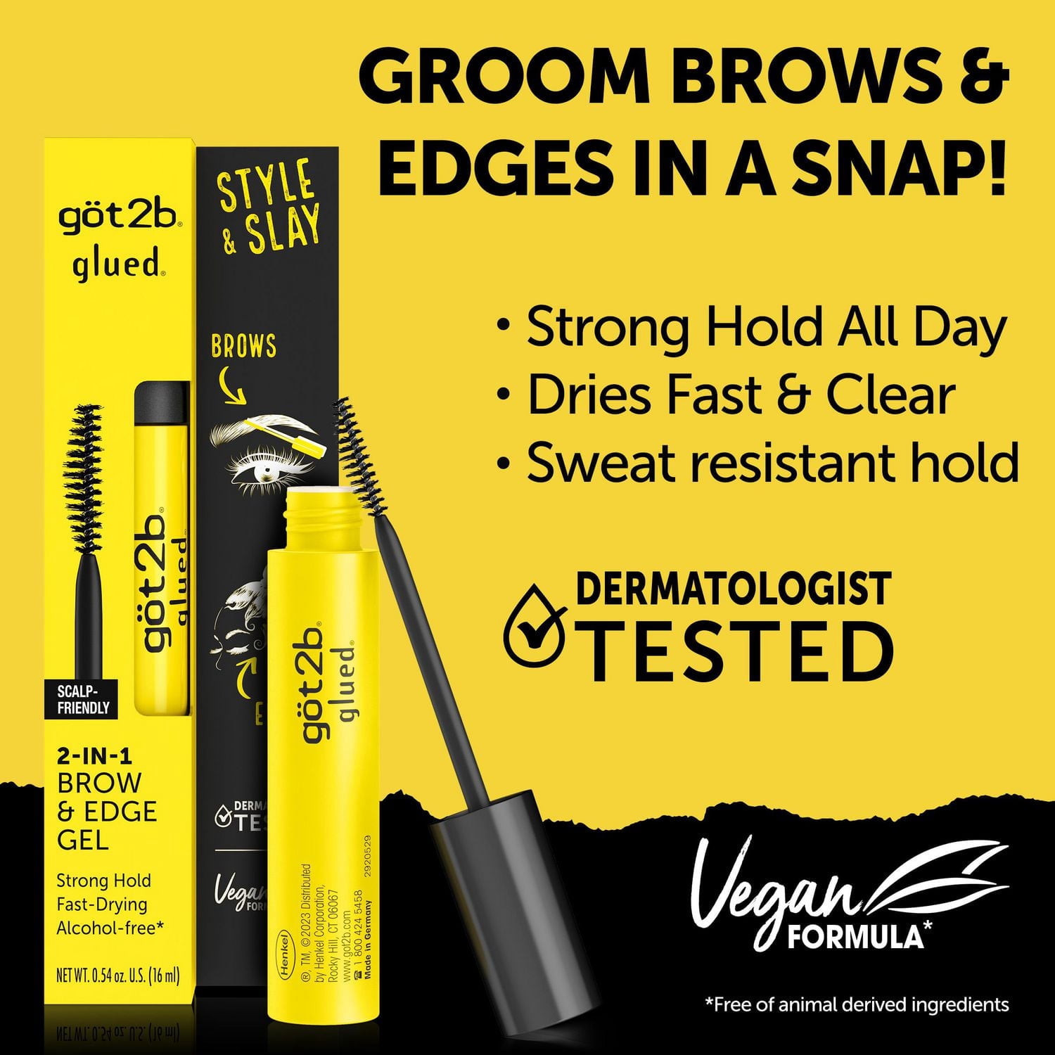 Got2b Glued Gel pour Sourcils et Bords