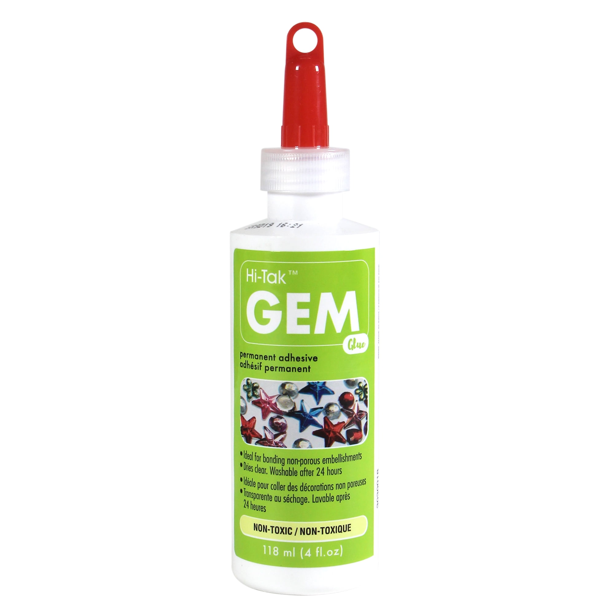 HI-TAK Gem-Tak Permanent Adhesive, 118 mL (4 oz)