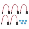 thumbnail image 1 of Vehicle Fuse Box Panel Connector, 16AWG Direct Replacement Mini Tip Thin Car Mini Fuse Holder Connector  For Automotive Circuit ACL L 29.2mm,ACT M 19.1mm,ACK S 10.9mm,ACD Flat, 1 of 8