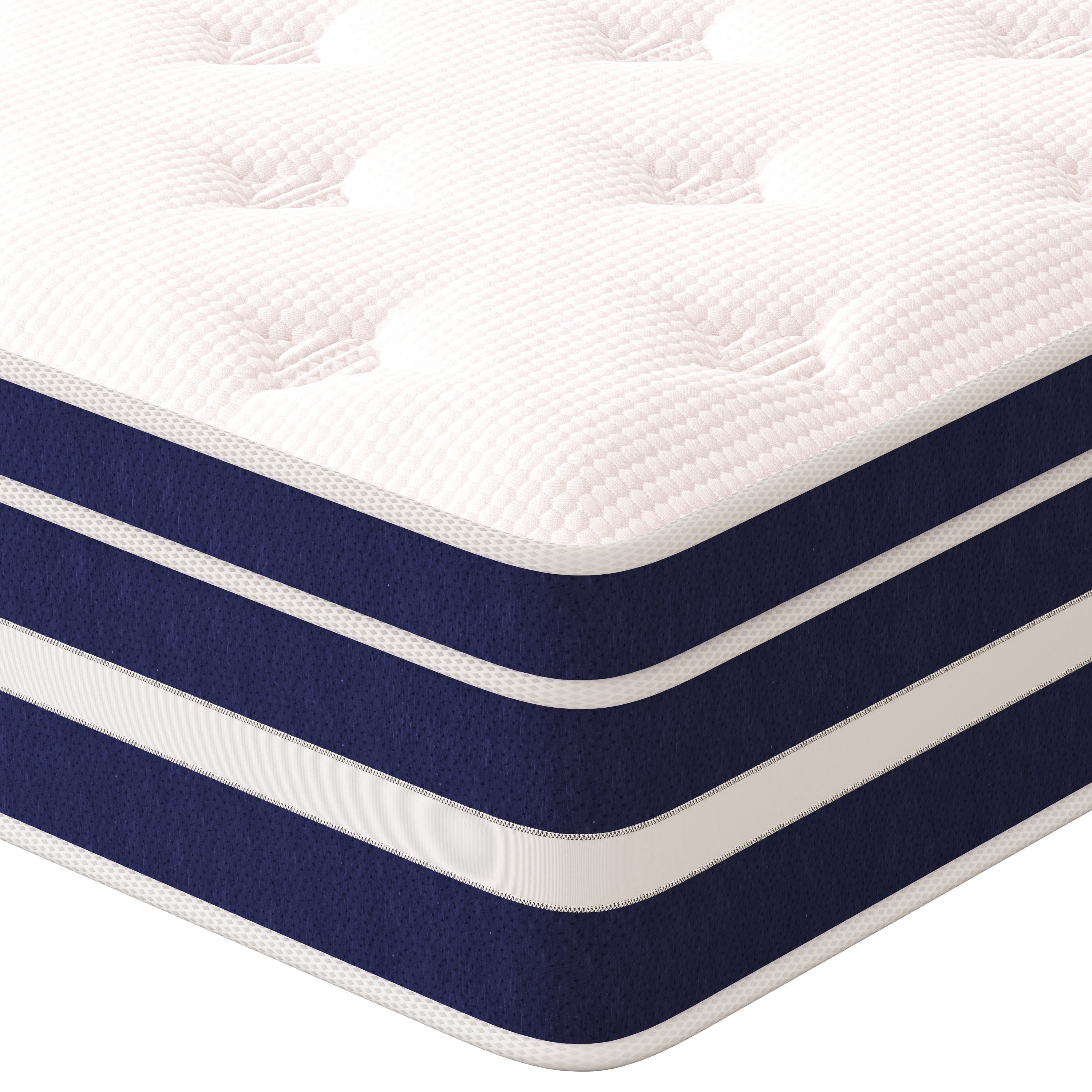 GUUKIN 12 inch Queen Mattress , Memory Foam & Spring Hybrid Medium Comfort Queen Size in a Box,Adult
