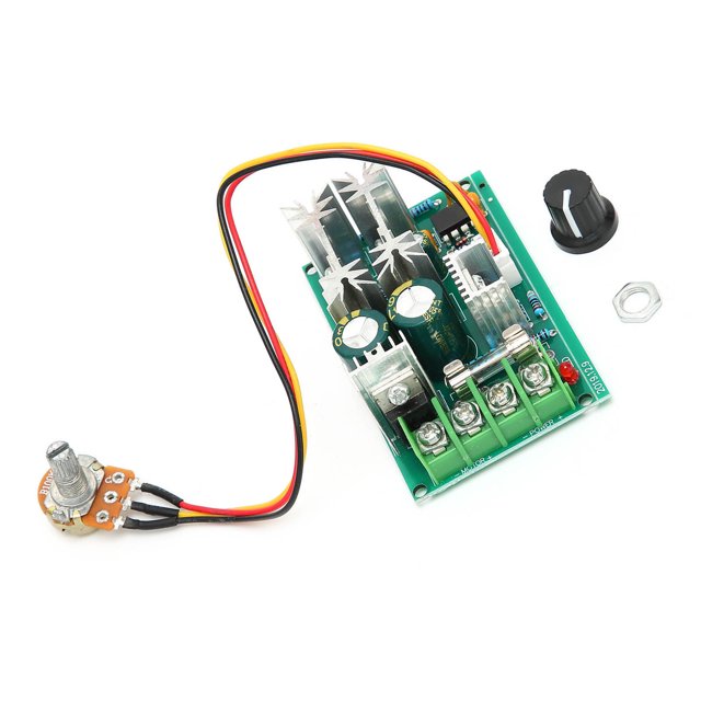 Régulateur de Vitesse du Moteur, Module de Commande du Commutateur PMW Régulateur de Courant du Moteur DC 10V-60V 20A Commutateur de Vitesse du Moteur pour le Contrôle de la Vitesse du Moteur
