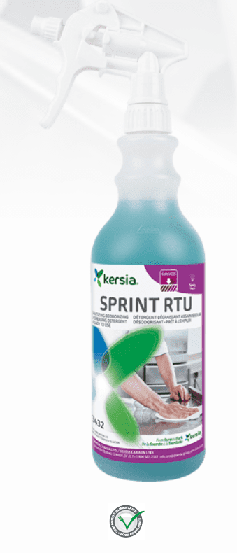 Sprint Rtu, Sanitizing Deodorizing Degreasing Detergent, Ready to use, 750ml