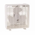thumbnail image 1 of Hauz - 10" Square Fan, 3 Speed Control, Quiet Motor, White, 1 of 5
