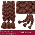 thumbnail image 2 of Ombre Jumbo Braiding Hair Extensions High Temperature Synthetic Twist Hair Multiple Colored Hair, 2 of 5