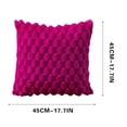 thumbnail image 1 of Yhmxh Pillow Covers Throw Pillow Covers Pillow Protector Weaving Snowflake Velvet Solid Color Pillow Office Sofa Lumbar Support Pillow Bedside Support Pillowcase Cushion Cushion Cover, 1 of 7