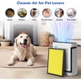 thumbnail image 3 of Fil-fresh Vital 100S Pet Care Replacement Filter Compatible with LEVOIT Air Purifier HEPA Yellow 2-Pack, 3 of 5