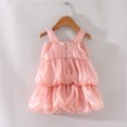 thumbnail image 4 of B91xZ Robe Midi Sans Manches pour Filles Robe Imprimée en Coton Tunique Décontractée Vêtements de Jeu Chemise Basique Robes de Fête, Rose 3-4 Ans, 4 of 5