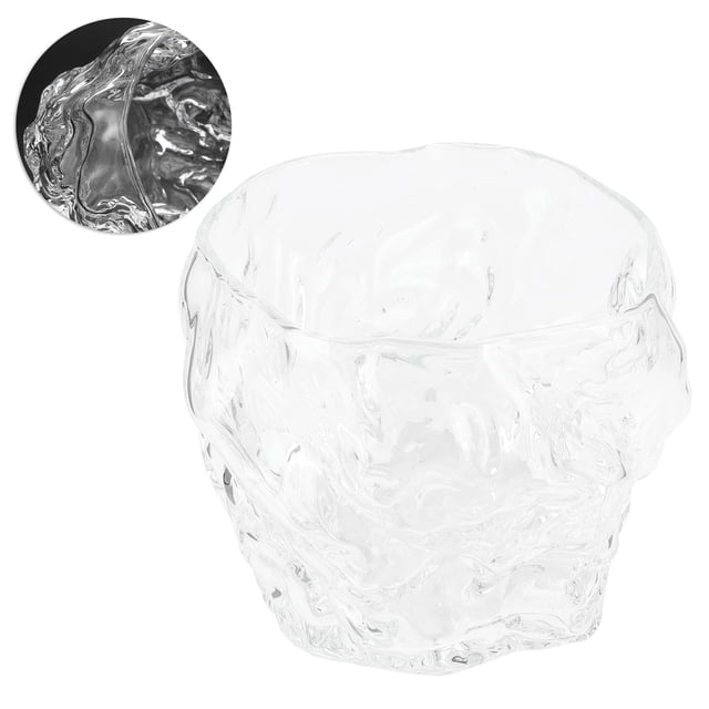 Verre à Boire, Verres à Vin Sans Pied Forme Unique Verre Clair Robuste pour Bar pour Fête