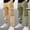Kids Style9-Brown+Army Green cargo pants, variant on 2 Pack Boys Cargo Pants Size 10-12 Kids Cotton Parachute Pants Casual Elastic Waist Baggy Cargo Pants with Pockets Active Sweat Pants Teens Workout Joggers Pant Athletic Running Outdoor Sweatpants