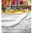 thumbnail image 2 of Soimoi Cotton Cambric Fabric Buildings Panel Fabric Prints by Yard 42 Inch Wide, 2 of 3