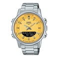 thumbnail image 1 of Casio Analogique Numérique Combinaison Acier Inoxydable Cadran Jaune Quartz AMW-880D-9AV Montre pour Homme, 1 of 1