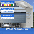 thumbnail image 2 of Garage Door Opener Keypad, Wireless Keypad Keyless Entry Compatible for 877MAX 377LM 977LM Wireless Keyless Keypad Safe, 2 of 7