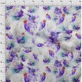 thumbnail image 3 of oneOone Polyester Lycra Fabric Flower Watercolor Print Fabric BTY 56 Inches Wide, 3 of 4