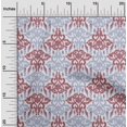 thumbnail image 1 of oneOone Silk Tabby Fabric Swirl & Paisley Ikat Decor Fabric Printed BTY 42 Inch Wide, 1 of 4