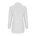 thumbnail image 4 of Timegard Womens Cardigans Lapel Neck Long Sleeve Open Front Button Soft Outwear Fall Casual Slim Top, 4 of 6