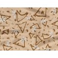 thumbnail image 5 of oneOone Rayon Pale Orange Fabric Texture & Triangle Geometric Sewing Material Print Fabric By The Yard 56 Inch Wide, 5 of 5