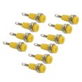 thumbnail image 2 of Banana Connector Panel Socket,  Stable 2mm Banana Socket High Accuracy Technology Low Loss  For Industrial Equipment Yellow, 2 of 8