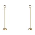 thumbnail image 2 of Baohd Contemporary Table Number Holder Photo Stand for Trendy Hotel Settings Gold 30cm 2Set, 2 of 6