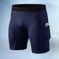 thumbnail image 2 of Men Compression Shorts Fitness Cycling Quick Drying Gym Workout Running Sports Underwear, 2 of 8