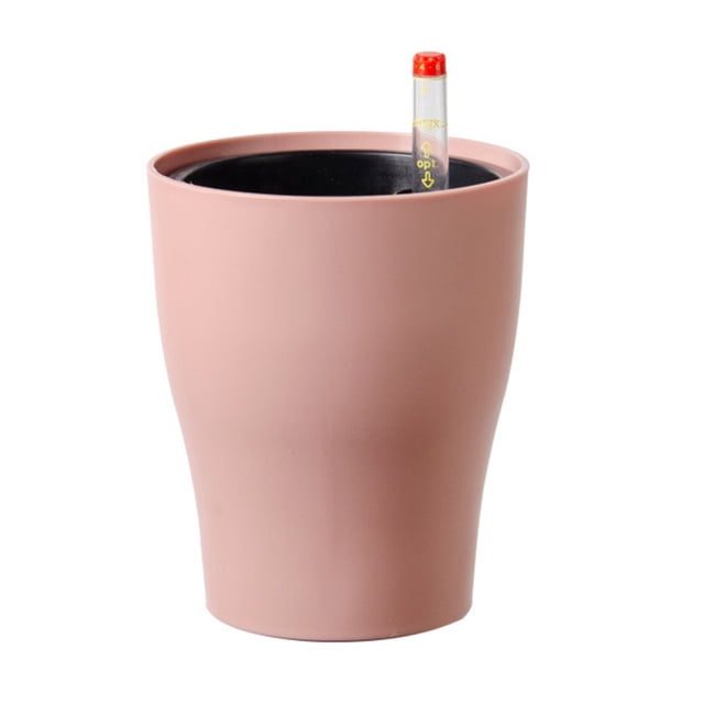 MesaSe Self Watering Planter 5.7inch Mini Flower Plant Pot With Water Level Indicator For Garden Home Decor