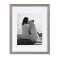 thumbnail image 2 of DesignOvation Gallery Picture Frame Set, Set of 4, 11 x 14 Matted to 8 x 10, Gray, Decorative Farmhouse Set of Robust Solid Wood Picture Frames for Wall Decor, 2 of 9