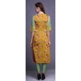 thumbnail image 4 of Bimba Kurti Droite Décontractée Imprimée Haut à Manches 3/4 Longue Kurta Robe pour Femmes, 4 of 6