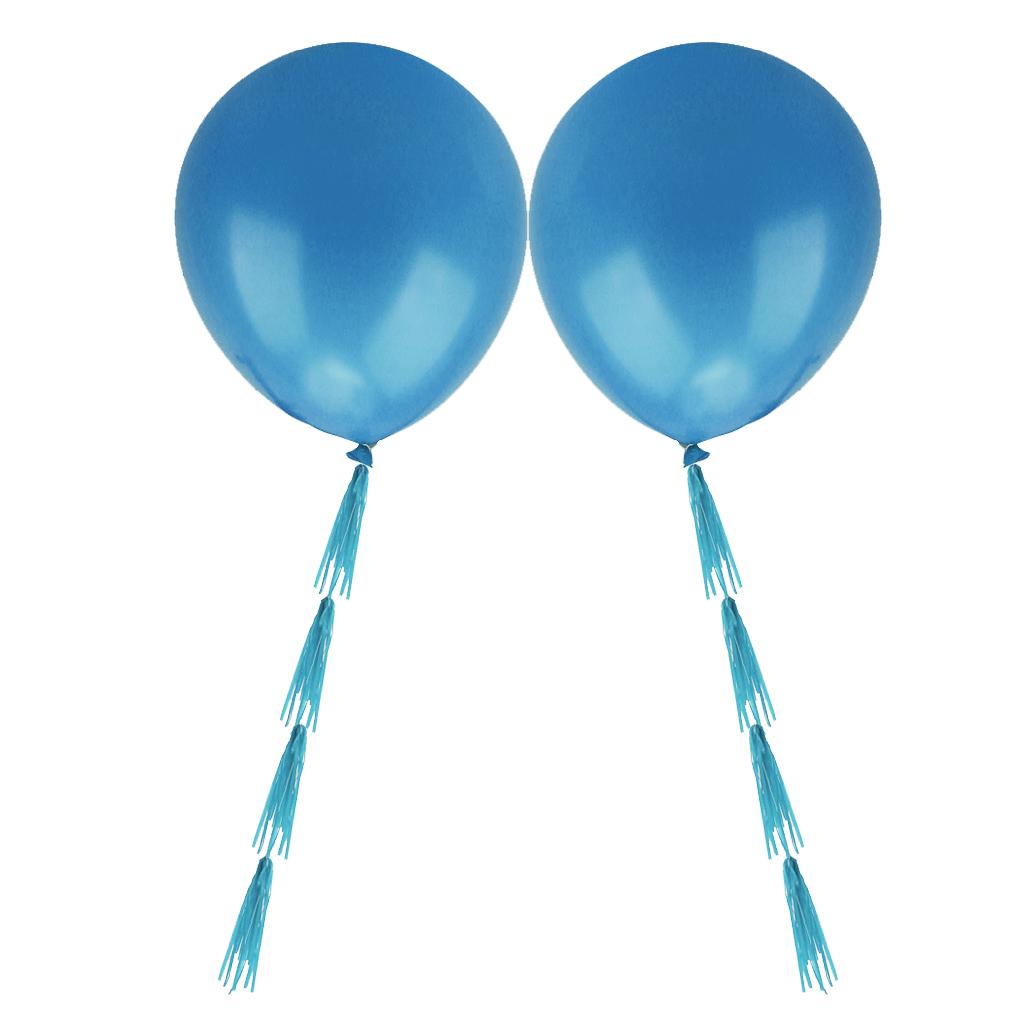 simhoa 2pcs 36" Big Balloon With Tassels Birthday Wedding