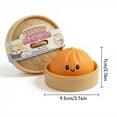 thumbnail image 4 of Jouet Squishy en Forme de Dumpling à Paillettes, Doux à Remontée Lente à Presser, 4 of 10