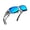 Transparent Grey Frame/Mirrored Blue, variant on Joopin Fit Over Wrap Sunglasses Polarized Lens Wear Over Prescription Eyeglasses 100% UV Protection for Men and Women