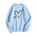 thumbnail image 1 of EQWLJWE Chemisiers d'Été à Manches Longues Mode pour Femmes Imprimé Décontracté T-Shirt à Manches Longues à Col Rond Hauts Vêtements d'Automne pour Femmes, 1 of 3