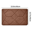thumbnail image 3 of Boovnll Bathroom Water Absorbing Door Mat Convenient Machine Wash Lightweight Fabric Quick Water Absorption Non Slip Floor Mat, 3 of 6