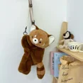 thumbnail image 5 of Red Panda Backpack Personalized Lying Style Cute Soft Backpack Plush Doll Crossbody Plush Backpack Female Bag Toy Birthday Gift, 5 of 5