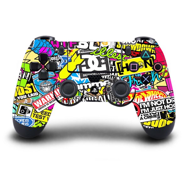 Game Machine Controller Host Handle Protective Sticker Cover Skin for PS4