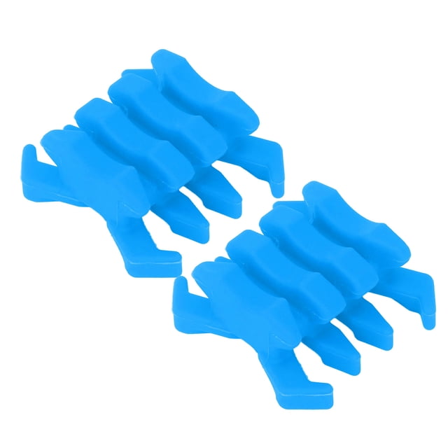 1 Pair Rubber Archery Bow Limbs Vibration Damper Dampener Crab Shaped Stabilizer For Split Limb Compound Bows Blue