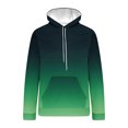 thumbnail image 5 of Rbaofujie Chandails à Capuche pour Hommes Hommes Décontracté Mode Col Rond Poches Imprimé Dégradé Chandail à Enfiler Manches Longues Hauts Chandail à Capuche Chandail pour Hommes, 5 of 5