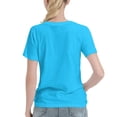 thumbnail image 3 of Women's Basic Short Sleeve T-Shirt Demon Slayer Blade Ganlu Temple Mili, 3 of 6