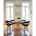 thumbnail image 2 of Worsham 39" Dining Table with Gold Base and Tempered Glass Top – Featuring a Stylish Platner-Inspired Design for a Sophisticated and Contemporary Dining Space, 2 of 3